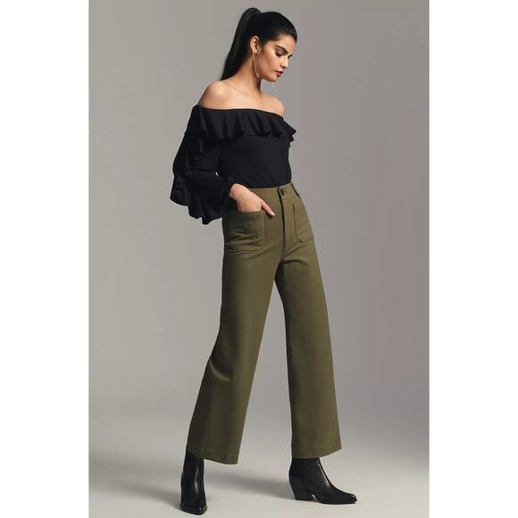 Anthropologie Off-The-Shoulder Ruffle Top - New XL - Picture 3 of 5